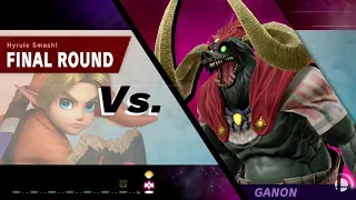 Young Link VS Ganon. Final boss Classic mode. Super Smash Bros. Ultimate