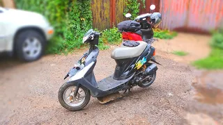 где находится номер двигателя и номер рамы скутера Honda Dio af18 ,af 24, af26, af zx