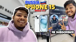 IPHONE 15 IN RUSSIA 🇷🇺 | 4K SUBSCRIBER SPECIAL | MBBS STUDENT RUSSIA