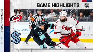 Hurricanes @ Kraken 10/17 | NHL Highlights 2022