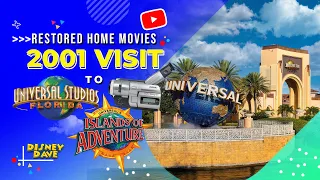 Restored VHS Home Video | Universal Studios Florida and Islands Of Adventure Filmed October 2001