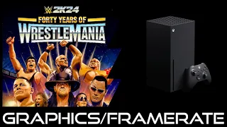 Xbox Series X | WWE 2K24 | Graphics test / FPS test
