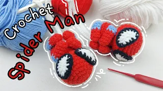 How to crochet SPIDER MAN | Crochet SPIDER MAN | Hướng dẫn móc len NGƯỜI NHỆN ĐU DÂY | Lem'n Do