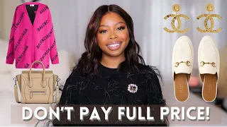 Designer Items I Would NEVER Pay Full Price For!!! + Sale Season Shopping Tips