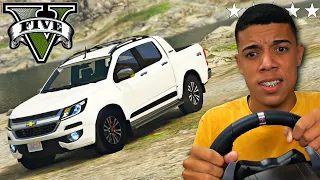 GTA V : FUGA INSANA DA POLICIA NO PÂNTANO DE CHEVROLET S10 NO VOLANTE!!  - GTA 5 MODS