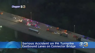 All Lanes Open After Serious Crash On Pennsylvania Turnpike Wednesday Morning