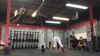 50 bar facing burpees (1:34)