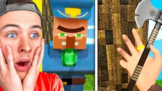 Reacting to the MOST Viewed Realistic Minecraft Videos on the INTERNET!