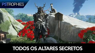 Ghost of Tsushima - Localização de todos os altares secretos (Troféu 🏆 Honra ao Oculto)