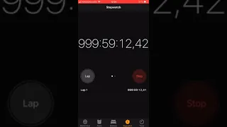 I hit 1000 hour on iPhone timer