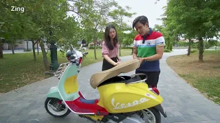 Review Xe Vespa Primavera Sean Wotherspoon 135 triệu đồng