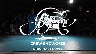 ORIGINAL PEOPLE | CREW SHOWCASE