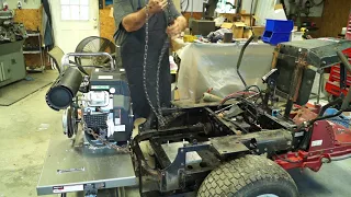 Exmark Lazer Z Motor Swap #2 ( Installing The Predator 670)