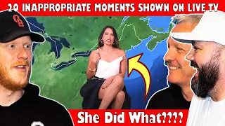 Top 20 Inappropriate Moments Shown on Live TV REACTION | OFFICE BLOKES REACT!!