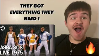 TEENAGE HIP-HOP FAN REACTS TO | ABBA - S.O.S (Live 1975) | REACTION !