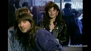 Crazy 1988 Iron Maiden interview - Bruce and Dave on MuchMusic Power Hour