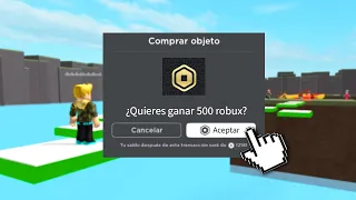 😱CONSEGUÍ ROBUX GRATIS en ESTE JUEGO de ROBLOX🤣