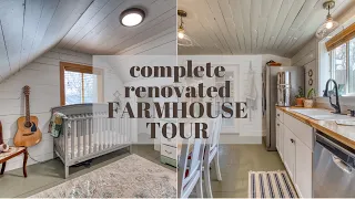Our Farmhouse Home Tour | Complete Renovated 100+ Year Old Farmhouse Tour! REMODELED HOUSE TOUR!