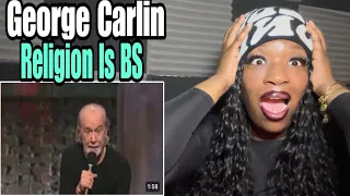 FIRST TIME SEEING GEORGE CARLIN | Religion Is Bullsh!t REACTION