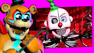 GLAMROCK FREDDY JOGA THE GLITCHED ATTRACTION! #3 (NOVO UPDATE)