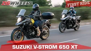 Suzuki V-Strom 650 XT First Ride Review | Don’t buy a used ADV! | ZigWheels.com