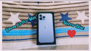 Unboxing Iphone 13 Pro Max Sierra Blue ✨