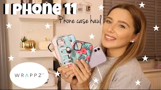 IPHONE 11 phone case haul✨ *personalised cases* ft WRAPPZ