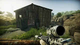 Hired Ops Old sawmill. M4A1. NO HUD Gameplay (legit hardcore mode, almost)