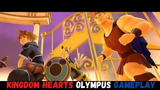 Kingdom Hearts 3- Olympus (Part 2) (Thebes)Sora, Donald, Goofy & Hercules walkthrough w/ Boss fight.