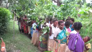 Welcome ceremony Part 1 at Imaio Village on Tanna Island, Vanuatu
