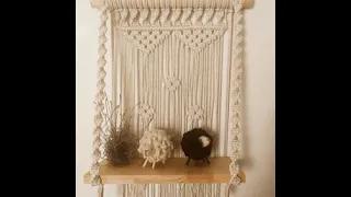 Repisa Boho Macrame