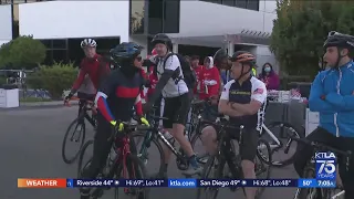 Bicyclists Ride for the Red in Camarillo