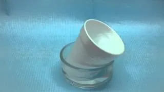 Dissolving a styrofoam cup in acetone