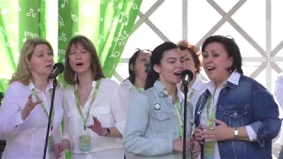 Хор Московского колледжа импровизационной музыки - Hallelujah @ Тверская пл. 05.05.2019