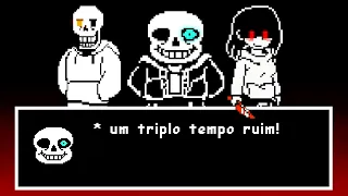 Undertale, mas o Sans, Papyrus e Chara me julgam