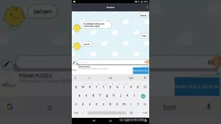 Simsimi ile laf yarışması yaptım