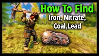 7 Days To Die - How to Find Iron, Nitrate, Coal, QUICK! Alpha 20