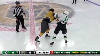 Jamie Benn and Nic Hague Fight