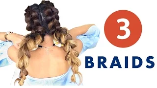 ★ 3 Ridiculous SUMMER HAIRSTYLES You Thought You'd NEVER Try | Cute Braids & Bun Hairstyle