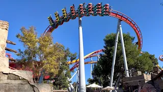 Silver Bullet Roller Coaster 4K HDR | Indian Trails | Knott’s Berry Farm (2023)