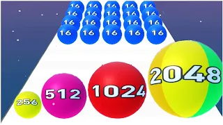 Color Balls 3D 2048 - Gameplay Walkthrough - Max Levels (Lvl 26-50)