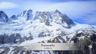 rifugio Denza e la maestosa Presanella