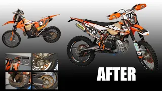 FULL BUILD TIMELAPSE | Under 10 Min!! KTM 300 EXC / 2017