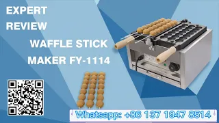 Ball Shaped Waffle Maker Lollipop Waffle Stick Machine Commercial