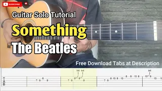 Something-The Beatles|Acoustic Guitar Solo Tutorial Tabs