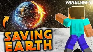 Going to MOON to Save the EARTH in Minecraft but...