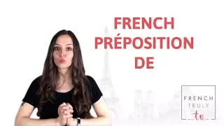 French Préposition DE