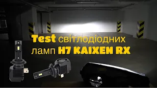 Світлодіодні лампи H7 Kaixen: Професійний огляд та тест серії RX