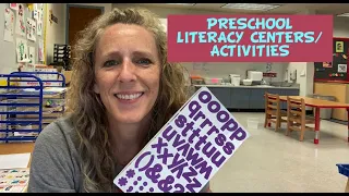 Preschool Literacy Centers/Activities