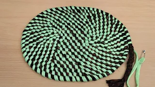 Doormat making at home, How to make doormat , Paydan banane ka tarika, Mat, Paydan, Home Creativity